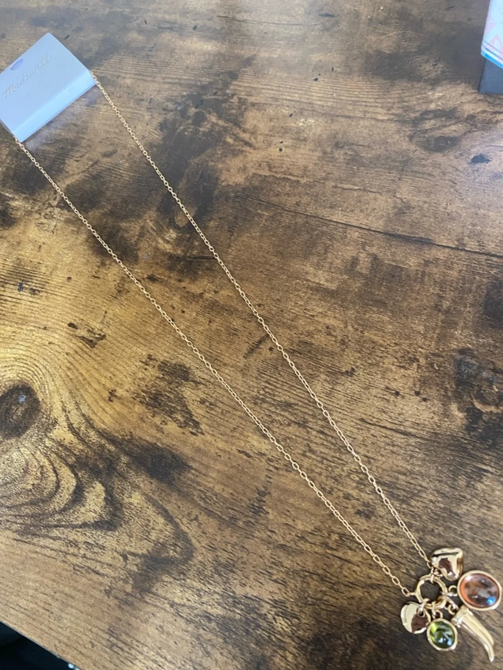 NWT MADEWELL Cluster Charm Necklace Set - Picture 5 of 8